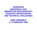 Dispersive absorption workshop photos